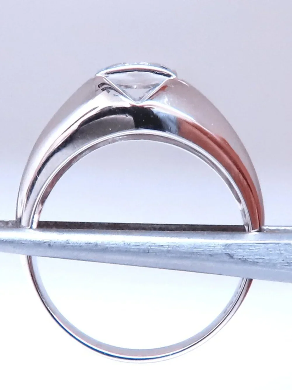.15ct Natural Round Diamonds Mens Ring 14kt 12425*